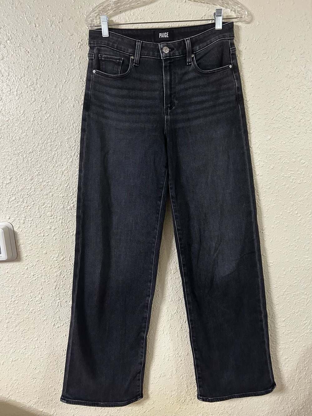 PAIGE Women's Black Denim Jeans Size 29